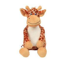 Mumbles MM564 - Børnevenlig Giraffe Krammebamse med Lynlås