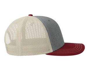 Atlantis AT212 - Atlantis Tricolor Breathable Trucker Cap