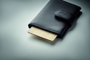 CUSTOS Bamboo RFID Shield Card for Anti-Skimming Protection - GiftRetail MO6200