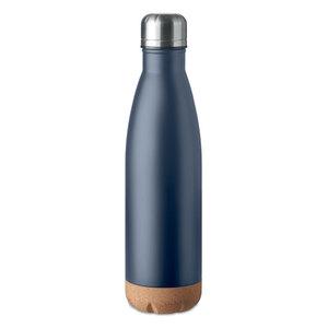 ASPEN CORK Double Wall Stainless Steel Cork Base Bottle 500ml - GiftRetail MO6313
