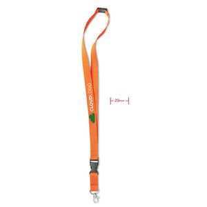 LANY Premium 20mm Lanyard with Metal Hook and Safety Features - GiftRetail MO8595