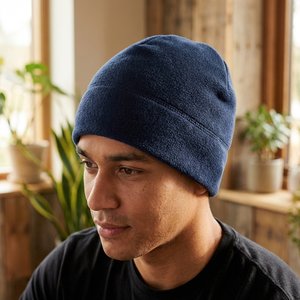 Beechfield BF244R - GENANVENDT FLEECE PULL-ON BEANIE