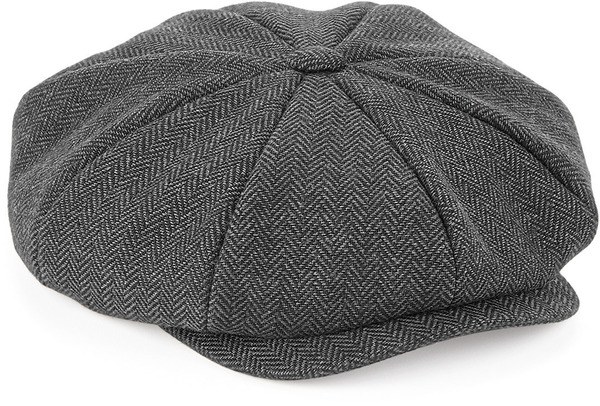Beechfield B628 - Classic Heritage Herringbone Baker Boy Cap