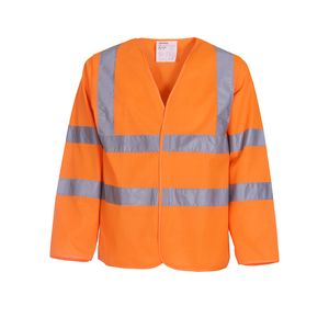 Yoko YHVJ200 - Langærmet Hi-vis vest
