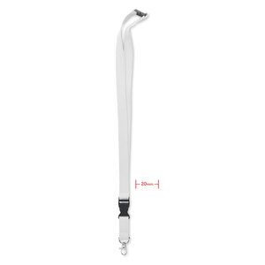 LANNYCOT Lanyard med metalkrog 20 mm - GiftRetail MO6708