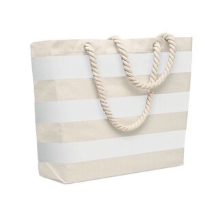 HEAVEN STRIPE Strandtaske i bomuld 220 gr/m² - GiftRetail MO2126