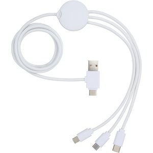 Pure 5-in-1 charging cable with antibacterial additive - EgotierPro 124184