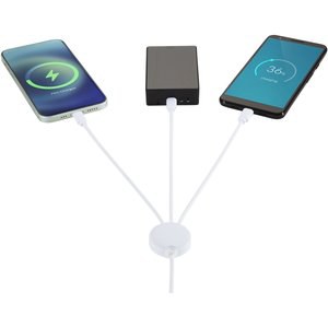 Pure 5-in-1 charging cable with antibacterial additive - EgotierPro 124184