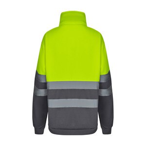 Velilla 36101 - Tofarvet sweatshirt (300g/m²) i polyesterfleece (100%)