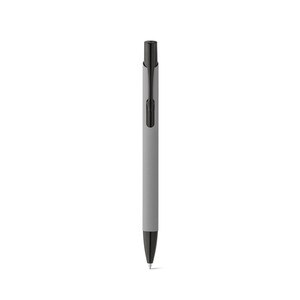 Soft touch aluminium ball pen - Egotier 81140