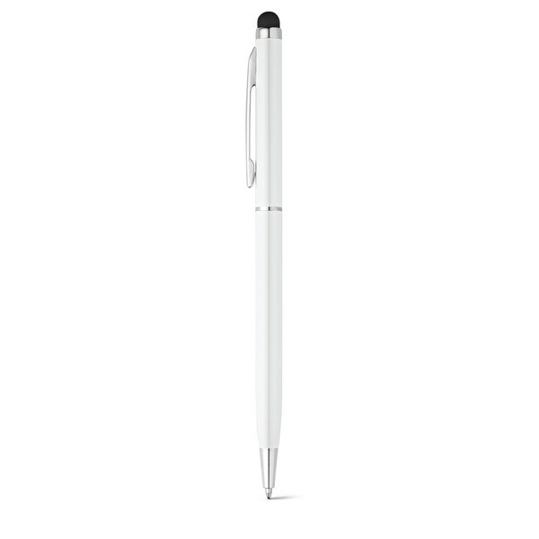 kuglepen med aluminium med drejemekanisme og stylus tip - Egotier 91624