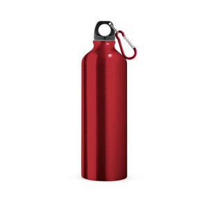 Sportsdrikkeflaske i aluminium med karabin , kan rumme op til 800 ml - Egotier 94688