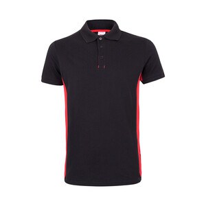 Velilla 36039 - Two-tone piqué polo shirt (180g/m²), short sleeve, in cotton (60%) and polyester (40%)