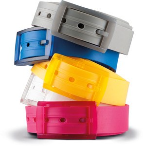 K-up KP801 - Adjustable Clear Silicone Belt with Plastic Buckle