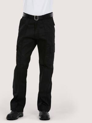 Heavy-Duty Cargo Trousers with Knee Pads and Pockets
