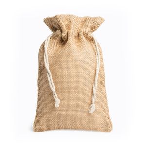 Stamina BO7163 - PARMA Sack style bag made of natural jute with cotton drawstring fastening