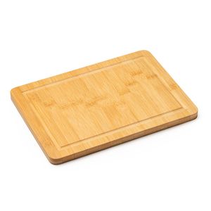 ANGUS Rectangular bamboo chopping board with juice rim - EgotierPro TC4116