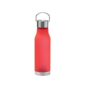 MAGOX RPET bottle in a translucent frosted finish with stainless steel cap
