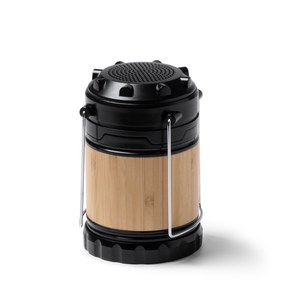 Stamina BS1262 - MOSUL 3W wireless speaker with 230 lumen lamp function and main structure in bamboo