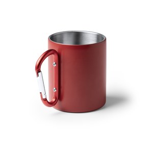 NASIK Double-walled 304 stainless steel mug in matt finish