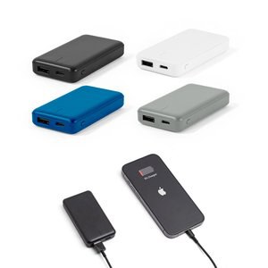 Powerbank 4000 mAh i genanvendt ABS (100 % rABS) - Egotier 97195