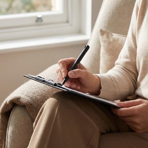 Clast A4 clipboard med magnetisk lukning og RCS genvundet kuglepen (sort blæk) - EgotierPro 107050