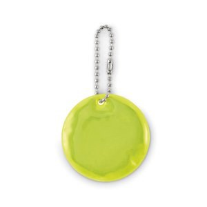 GRIN Round reflective keyring - GiftRetail MO2884