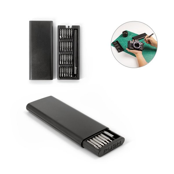 Set of screwdrivers with different carbon steel magnetic tips - Egotier 98167