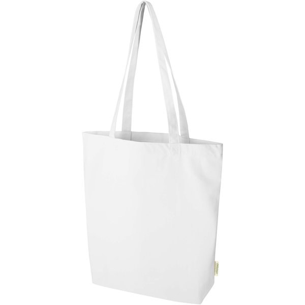 Odisha 180 g/m² OCS organic wide bottom tote bag 11L