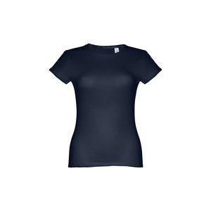 TH Clothes 11155 - Dame fittet T-shirt i bomuld. Hvid