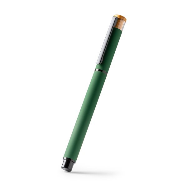 LINDBERG Roller ballpoint pen with recycled aluminium body