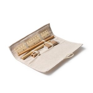 Stamina ET1677 - MOLIX Writing set with ruler made of bamboo