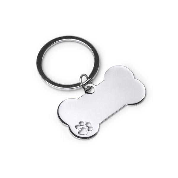 CHOP Keyring made of 201 metal in the shape of a dog bone
