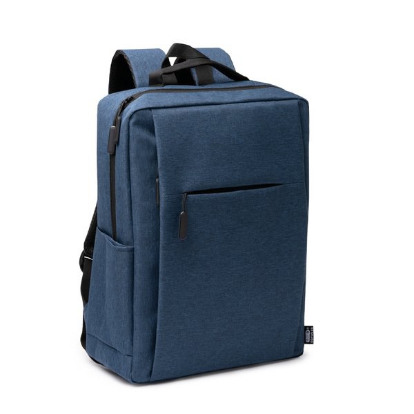 BRUSON Backpack made of 600D RPET with mottled finish