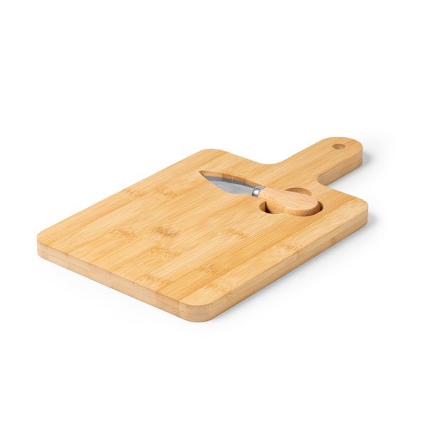 BRIE Chopping board made of bamboo with handle for easy handling