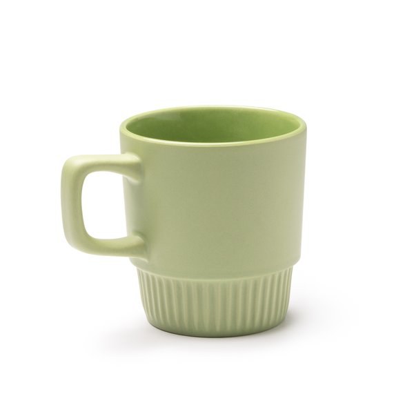 LONGI Ceramic mug with a beveled base design