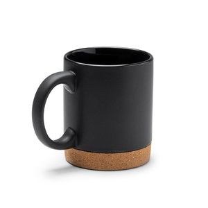 Stamina TZ1637 - NURIX Matte ceramic mug with a removable cork base