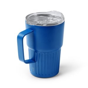 Stamina VA1794 - NUBEX Recycled 304 stainless steel thermal cup with double-walled bevelled design
