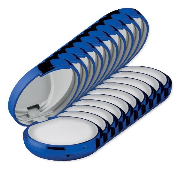 DUO MIRROR Metallic Finish Lip Balm with Mirror Lid SPF10