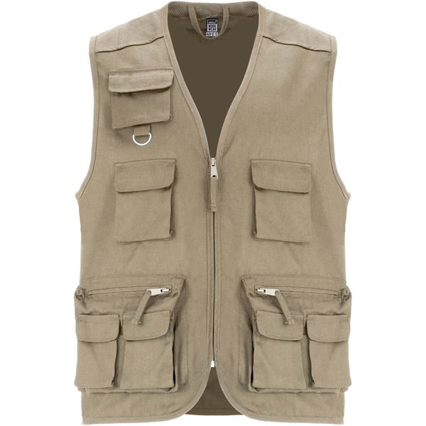 Roly WRK R9111 - Venera 200 g/m2 v-neck multi-pocket workwear vest