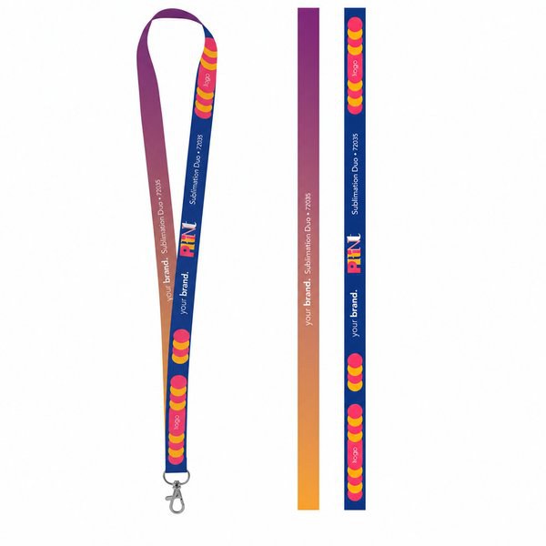 Lanyard'In 75035S - Printed sample of Lanyard SUBLIMATION Long II (20 mm) in polyester