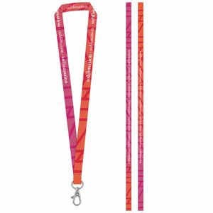 Lanyard'In 94972S - Printed sample of SET Lanyard SUBLIMATION Long II (20 mm) with Hook Trigger Snap 20 mm