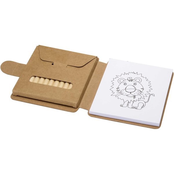 Chroma drawing notepad and pencils set - EgotierPro 107997