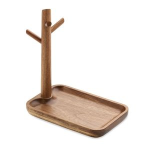 BRANCA Acacia wood key tray holder - GiftRetail MO3109