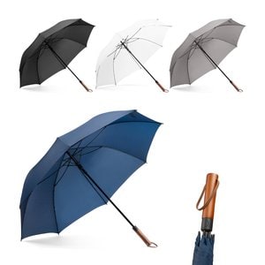 Stor (30") pongee-paraply - Egotier 99176